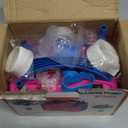 Electric Balloon Pump, Portable 2 Modes Balloon Blower Machine with 14 Balloon Arch Kits, Air Pump for Balloon, Balloon Inflator for Party Decoration (Rose red)