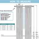 OWENIE Grey Sheer Curtains, Sheer Curtains 84 inches Long 2 Panels Set, Rod Pocket Voile Fimly Gray Drapes for Living Room/Bedroom, 2pcs, Each 42" W x 84" L