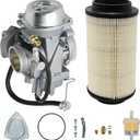 3131557 3131453 Carburetor w/Air Filter Replacement for Polaris 500 HO 4X4 2001-2005 2010-2012 Scrambler 500 4x4 1997-2009 Trail Boss 325 (Set A)