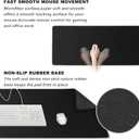 Large Mouse Pad, Desk Mat Office Desk Pad Gaming Mouse Pad with Stitched Edges, 31.5" x 15.7" Mousepad with Non-Slip Waterproof Rubber Base for PC Laptop Desk Home Office Accessories, Black