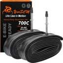 700C Heavy Duty Bike Tubes 700x35C/38C/40C/43C FV48 Presta Valve (35/43-622) 700C Bicycle Inner Tubes Compatible with 700 x 35C 700x36C 700x37C 700x38C 700x40C 700x42C 700x43c Bike Tire Tubes 2-PCS