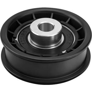 Ohoho 604491 Flat Idler Pulley Compatible with Hustler Raptor 931741 931881 931899 933069 933077 - ID 3/8", OD 2"