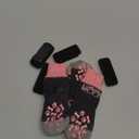 KOOLTAIL Dog Socks Shoes for Hot Pavement to Prevent Licking Paws, Winter Dog Boots&Paw Protector for Hardwood Floors Anti Slip,Traction Control Grip Booties for Small Medium Large Senior Dogs, Pink S (Small (4 Pack))