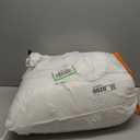 Serta Goose Feather Down Fiber Cotton Comforter Queen Size - 100% Cotton Duvet Insert - Hotel Luxury Hypoallergenic Bedding Comforter All Season Medium Warmth 90 x 90 Inch White