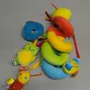 FPVERA Spiral Car Seat & Stroller Activity Toy - Baby Sensory Toys Soft Hanging Toys for Babies 0-12 Months Boys Girls Carseat Crib Stroller, with Ringing Bell, Music