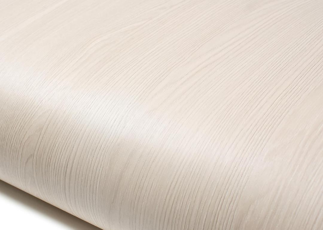 ROSEROSA Peel and Stick Premium Faux Wood Architectural Film Self-Adhesive Vinyl Film Wallpaper Door Wrap Counter Top Border Mirror Molding Trim PW130, 39.3"W x 98.4"L
