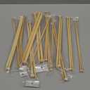 JubileeYarn 12.5" Single Point Bamboo Knitting Needles Set | 15 Sizes: 2mm-10mm | Natural Finish