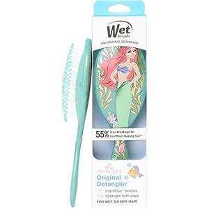 Wet Brush Disney Princess Ariel Original Detangler Hair Brush, PainFree Knot Removal, Flexible Bristles Detangle Wet or Dry Strands, Works on All Hair Types, Ergonomic Handle, Reduces Breakage