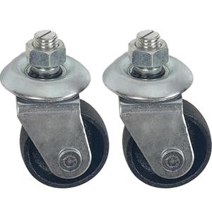 2 Pcs Racing Jack Caster Wheel for 4 Ton Floor Jack, 16mm Stem