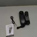 Corded Phone for Home, Durable landline Phone with Large Buttons for Seniors, Versatile Mini Phone for The Home, Office, and More (Black)