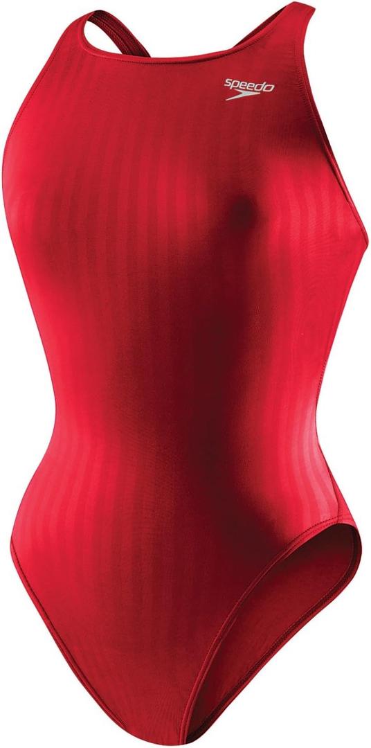 Speedo Girls Modern 871903962318 YTH Female Aquablade Recordbreaker-Youth US RED 18, Red, 18 US