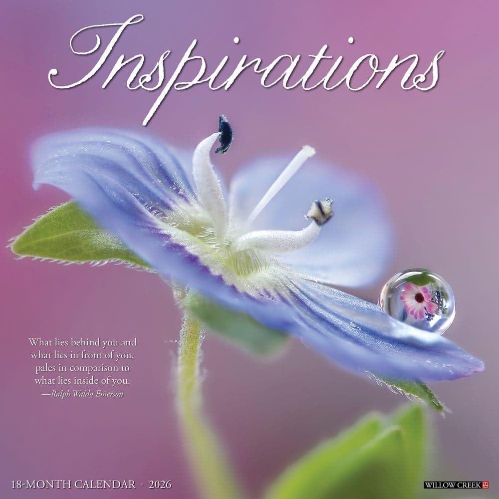 2026 Willow Creek Inspirations 12" x 12" Monthly Wall Calendar (51566)