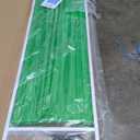 6 ft Tall Rolling Medical Privacy Screen on Wheels, Folding Portable Room Divider, Temporary Partition Wall Panels for Office, Beauty Salon, and Hospital (3 Panel-Green)