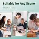 62XL 62 Envy 7640 Ink Cartridges Black and Color Combo Pack Replacement for HP62 62 XL Ink for HP Envy 5660 5540 7645 5740 5746 OfficeJet 250 200 Printer (2-Pack,1 Black 1 Tri-Color)