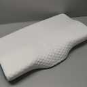 Derila King Size Neck Pillow for Sleeping, Ergonomic & Cervical Pillow for Neck Support & Relief, Memory Foam Side Sleeper Pillows, Bed Contour Pillows for Back, Stomach Sleepers (King Size (23.6" x 13.4" x 4.3"), 1 Pillow_white)