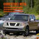 LED Fog Lights Assembly Compatible with 2005-2019 Nissan Frontier (Chrome Bumper Only), 6000K White LED Driving Fog Lamps with Wiring Harness and Switch, DOT SAE Certified, No External Bulbs Needed