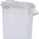 Buddeez 32 Quart Pet Food Dispenser with Lid - Airtight Storage for Dog Food, Cat Food, and Bird Seed - Easy Pour Spout for Mess Free Serving