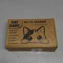 Cat Carrier Pouch, Soft Cat Grooming Restraint Bag for Vet Visits, Nail Trimming & Medication, Comfortable Cats Carry Bag with Bottom Support for Car Travel, Blue, Medium