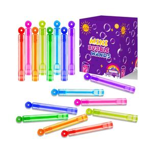 Bulk Neon Mini Bubbles Party Favors for Kids 100 Pack, Small Easter Non Candy Treat Goodie Bag Stuffers Fillers Toys Gifts Bulk for Toddler, Classroom Carnival Prize Game for Birthday Parade Throw