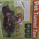 Rest-Eazzzy Outdoor Cat Enclosures, Portable Cat Tent for Outside Enclosure for Indoor Cats, Catio Outdoor Cat Enclosure for Kitty and Small Animals, Cat Playpen with Tunnel, Storage Bag (black- circular tunnel)