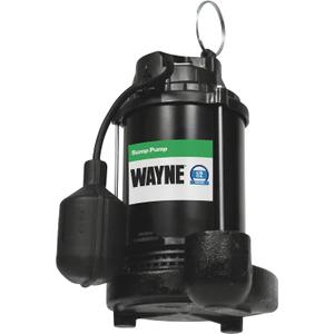 WAYNE CDT50-1/2 HP Epoxy Coated and Cast Iron Submersible Sump Pump - Up to 5,100 Gallons Per Hour - Long Lasting and Durable Construction