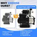 0.47HP, 42PSI, 20.25GPM, Water Pressure Booster Pump for House, 115V, 1" NPT, Constant Pressure and Low Noise for Home Water Pressure, Booster, Irrigation (350W)