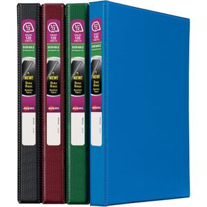 Avery Durable 3 Ring Binders, 0.5" Slant Rings, Case Pack of 12 Assorted Binders (11058)