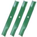 POSEAGLE 3 Pack M145476 Lawn Mower Blades with Blade Bolts for LT180 S240 X300 X304 X320 X350 X380 X500 Z355E Replaces John Deere 48 inch Mower Blades UC22009 M127500 M127673 High Lift Mulching