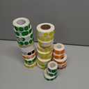 20 Pcs Round Color coded Inventory Dots Labels Stickers