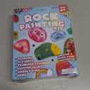 Dan&Darci Rock Painting Kit for Kids - Arts and Crafts for Girls & Boys Ages 6-12 - Craft Kits Art Set - Supplies for Rocks Paint - Best Tween Gift Ideas for Kid Activities Age 6 7 8 9 10 11 (Multi-color)