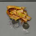 Loetere 12 Pcs Award Medals 2'' Funny Awards Trophy with Neck Goat Madness March Basketball Football Swimming Ribbon Winner Prizes Bulk Gifts for Team Competitions Gift Party Favor (Basketball)