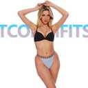 3 Pack-Tucking Thongs Gaff Panties for Transgender Women MTF, Comfy, Flatten Hidden (US, Alpha, X-Large, Regular, Regular, Black/Purple/Light Blue)