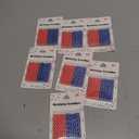 7 x Jacen  Birthday Candles, Blue/Orange