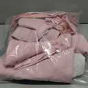 UNINUKOO Linen Suit for Men Summer Wedding 2 Piece Suit Set Peak Lapel Casual Blazer Pants Beach Wear for Men (Large, Light Pink)