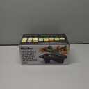 Mueller Pro-Series All-in-One, 12 Blade Mandoline Slicer for Kitchen, Food Chopper, Vegetable Slicer and Spiralizer, Cutter, Dicer, Grater, Kitchen Gadgets Sets with Container, White Sand/Gray