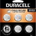 Duracell 2032 Lithium Battery, 6 Count (Pack of 1), Child Safety Features, Compatible with Key Fob, Tea Light Candles and Other Devices, CR2032 Battery