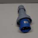 63A 3Pin Male Plug,(Compatible with 60amp),Industrial Waterproof Connector,Quick-Assembly Screw-Terminatio ,IP67 Aviation Receptacle for High-Power Equipment,IEC60309 220V-250V 2P+E 6H