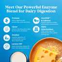 Lactose Intolerance Pills 60 Days Supply - Fast Acting Dairy Digestive Enzymes - Dairy Relief Pills for Digestion, Bloating, Gas and Carb Protein - Digestion Supplement for Lactose Intolerance Relief
