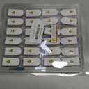 LEDIKON 24 Pack Mini Fairy Lights Battery Operated - Long Lasting CR2032 Battery, 6.6ft 20 LED Warm White String Lights for Wedding Centerpieces, Crafts, Mason Jars Decor