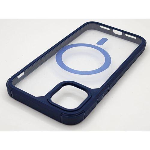 iPhone 13 MagSafe Case with Colored Sides - Clear / Blue