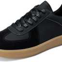 Jousen Mens Casual Shoes Fashion Sneakers for Men Non-Slip 5151 Black 09.5