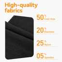 3 Pairs Knee High Cotton/Cool-Max Support Socks for Women & Men (L)