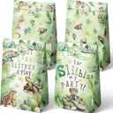 Outego 24 Reptile Party Favor Bags with Stickers Reptile Goodie Bags Reptile Party Favors for Kids Reptile Birthday Party Supplies