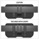 Stronden Magnetic Closure Holster for Samsung Galaxy S26 Ultra, S25 Ultra, S24 Ultra, S23 Ultra, S22 Ultra, S26 Plus, S25 Plus, S24 Plus, S23 Plus, S22 Plus - Nylon Belt Case Pouch (Fits Slim Case on)
