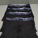 Nautica Men's Cotton Stretch 4 Pack Boxer Briefs (M)