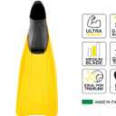 Everlasting Family Fins for Snorkeling & Diving | CLIO made in Italy by Cressi: quality since 1946, Black, 39/40