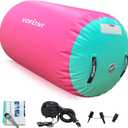 VOFiTNY Inflatable Gymnastics Air mat Tumbling Track for Home Tumble Track Air Barrel Octagon Roller Mat With Pump for Gym, 3.3Ft×10Ft
