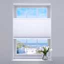 SUNFREE Top Down Bottom Up Cellular Blinds,Cellular Shades Blackout, Honeycomb Window Shade for Windows, 33" W x 64" H, White (Blackout)