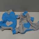 2 Pack Dog Pajamas Small Sized Dog Fleece Pajamas Cute Dogs Fleece Sweater Doggy Sweater Love Pattern For Small Dogs, X-Small, Blue