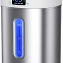 Humidifiers for Bedroom Large Room Baby, 4L Ultrasonic Cool Mist Humidifier, 304 Stainless Steel humidifiers, Auto Humidity Control, Humidity Display, Night Light, Quiet,Timer,Aromatherapy